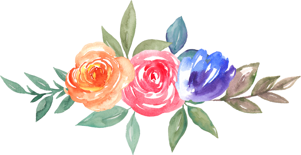 Flowers Watercolor Illustration